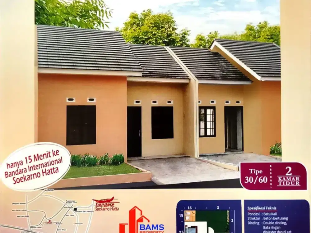 Lebak Wangi Residence Sepatan Cukup 3 JTTanpa DP