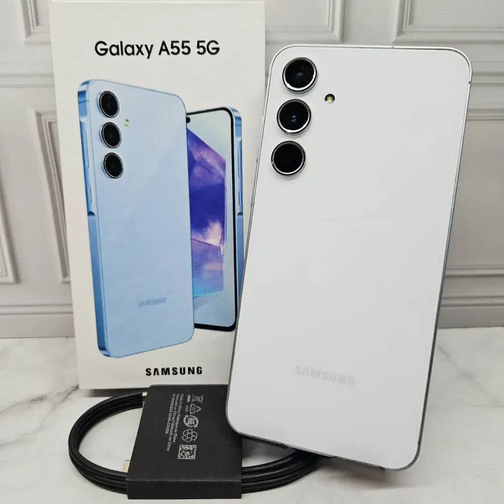 Samsung Galaxy A55 5G 8/256GB Icy Blue SEIN Resmi Fullset No minus