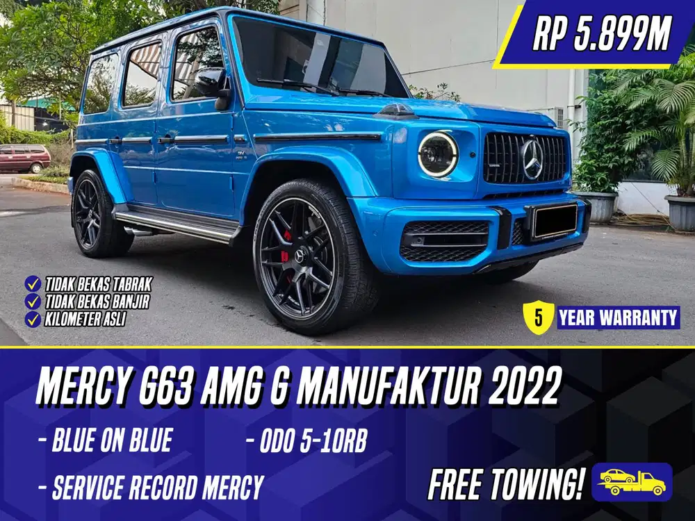 Mercedes Benz G63 AMG G Manufaktur 2022 Blue Biru Mercy G 63