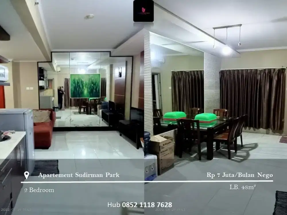 Disewakan Apartement Sudirman Park Mid Floor 2BR Furnished