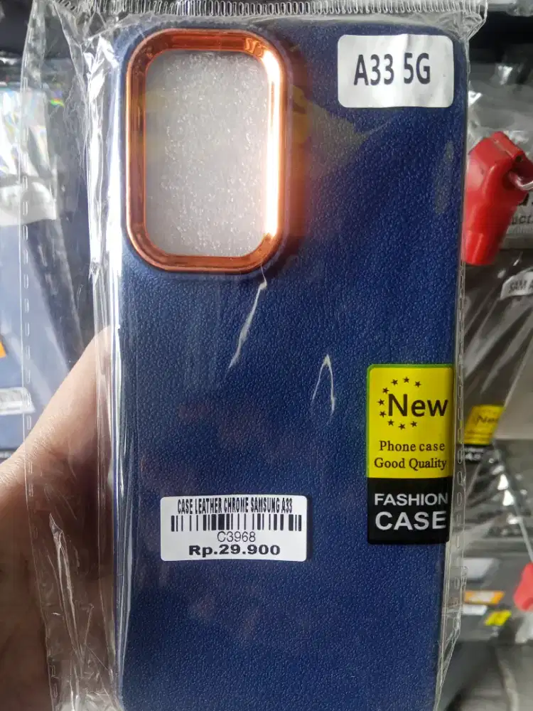 CASE LEATHER CHROME SAMSUNG A33