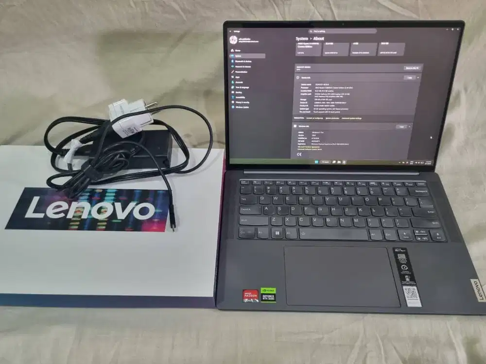 Lenovo Yoga Slim 7 Pro X 14 3K Touch RTX3050 Ryzen 9 6900 32GB 1TB SSD