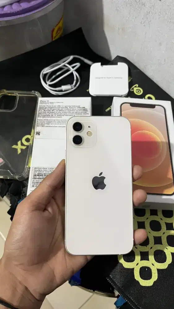 iPhone 12 128 resmi putih full original