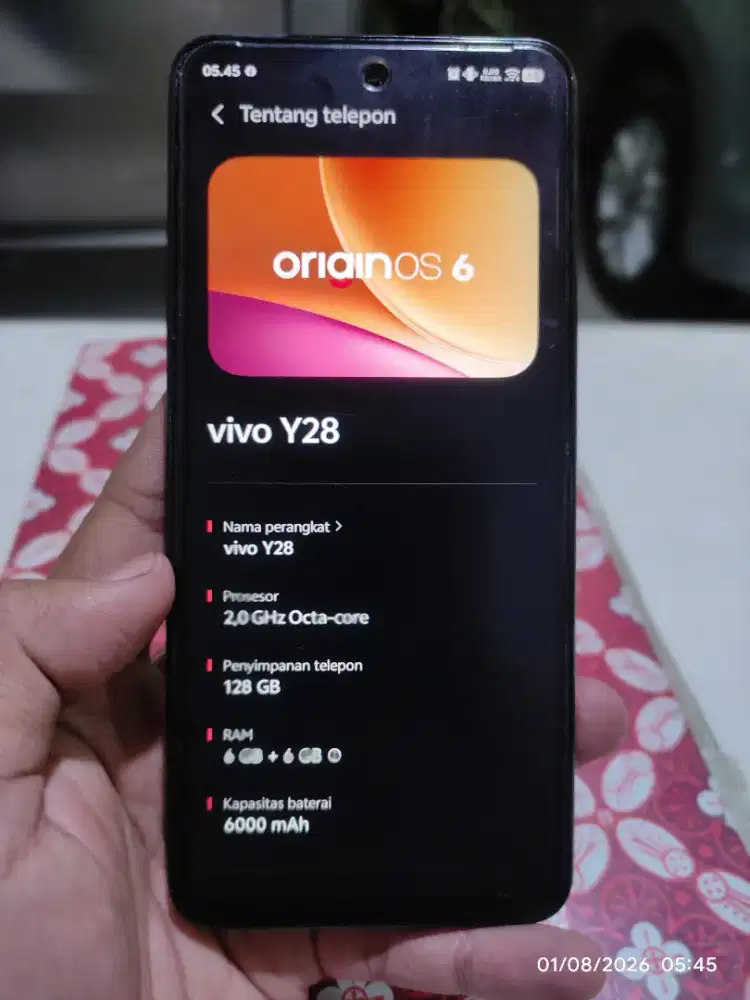 vivo y28 6+6 128gb green