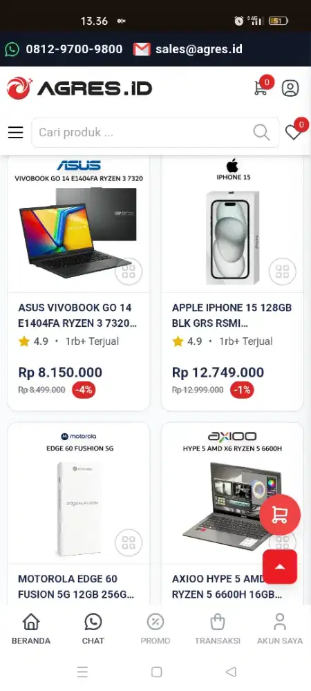 promo cicilan handphone & elektronik