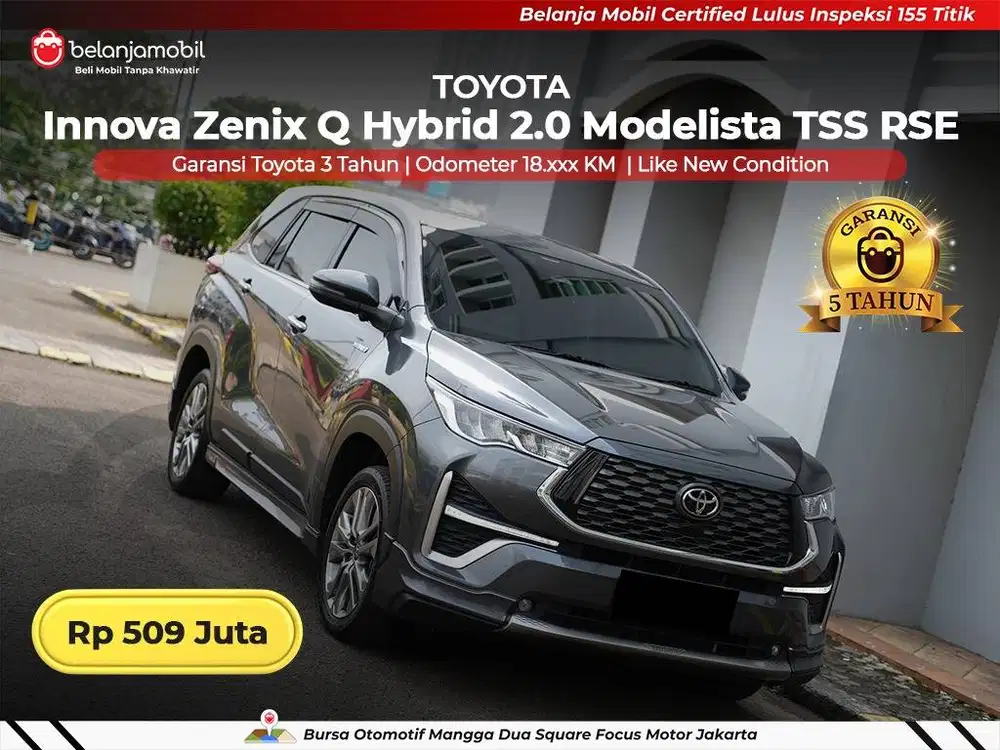 [BERGARANSI] Toyota Innova Zenix Q Hybrid 2.0 Modelista TSS 2025/2026