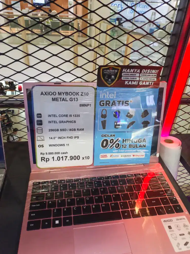 AXIOO MYBOOK Z10 METAL/INTEL CORE I5/RAM 8GB/SSD 256GB