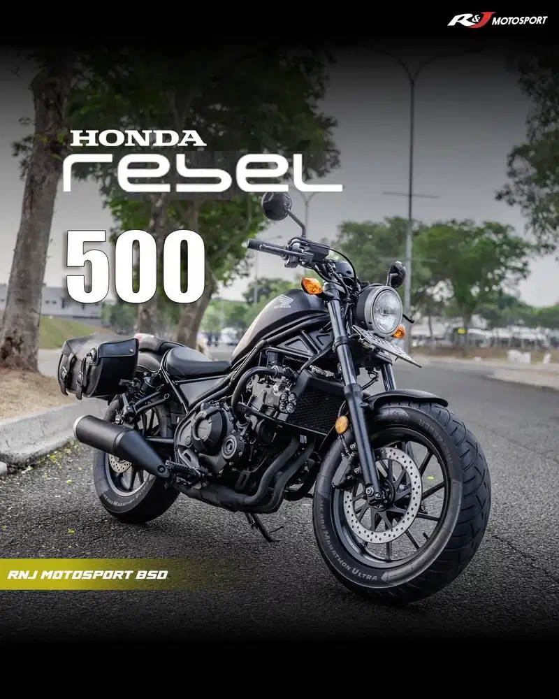 Honda Rebel 500 Nik 2019 warna Abu abu