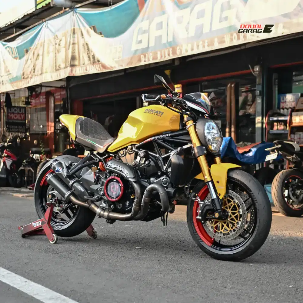 DUCATI MONSTER 821 KUNING 2018 FULL SPEK HEDON