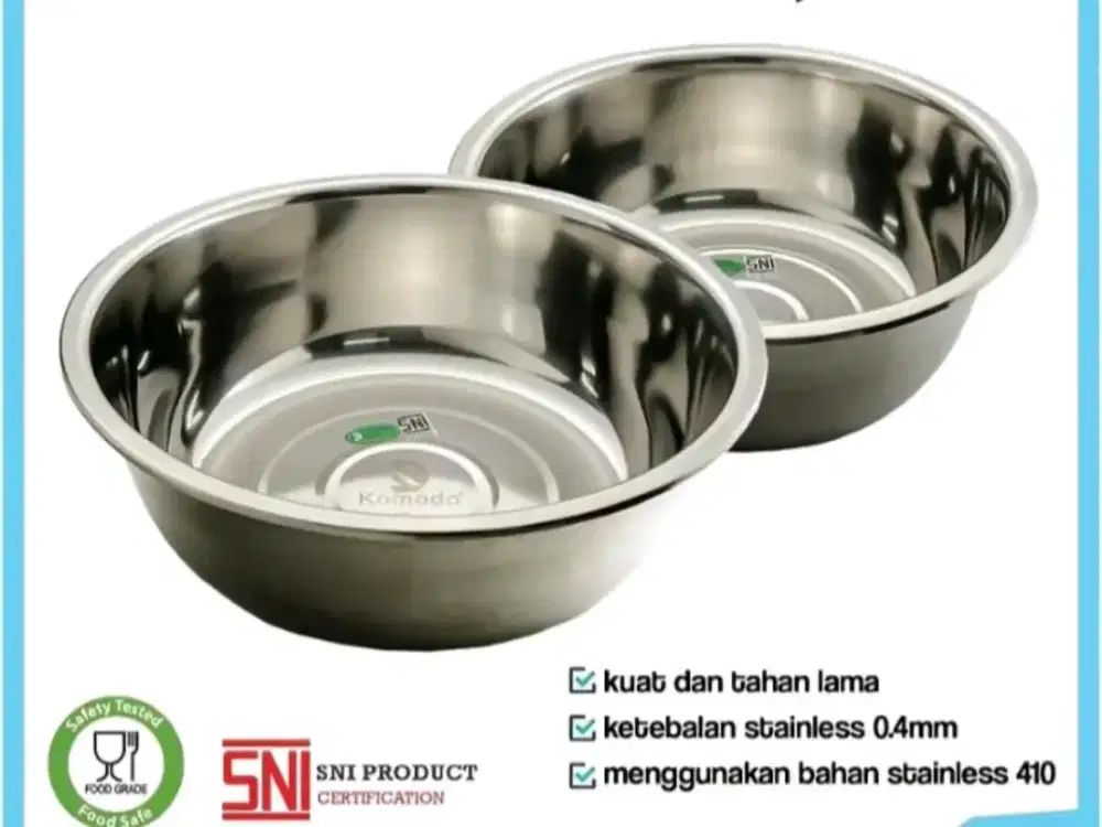 Baskom stainles besar