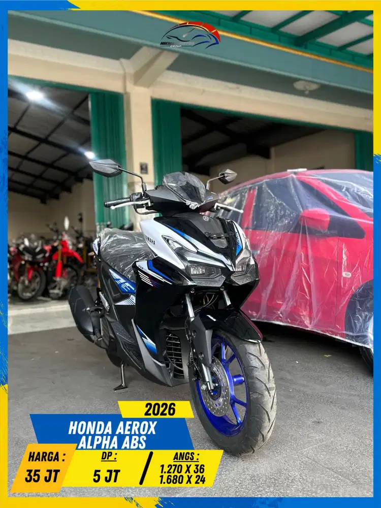 YAMAHA AEROX ALPHA ABS 2026 READY MASZEHH HIKMAH MOTOR KEPUH MALANG