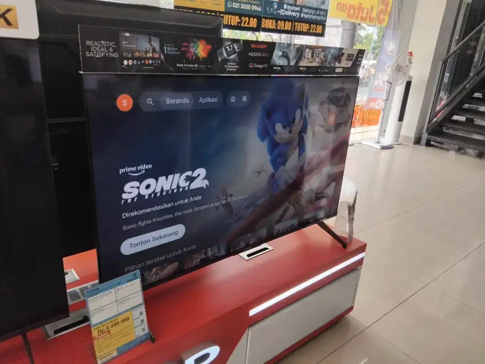 Promo Credit untuk TV Sharp 4t c50hl 50inch 4k Qled Google TV
