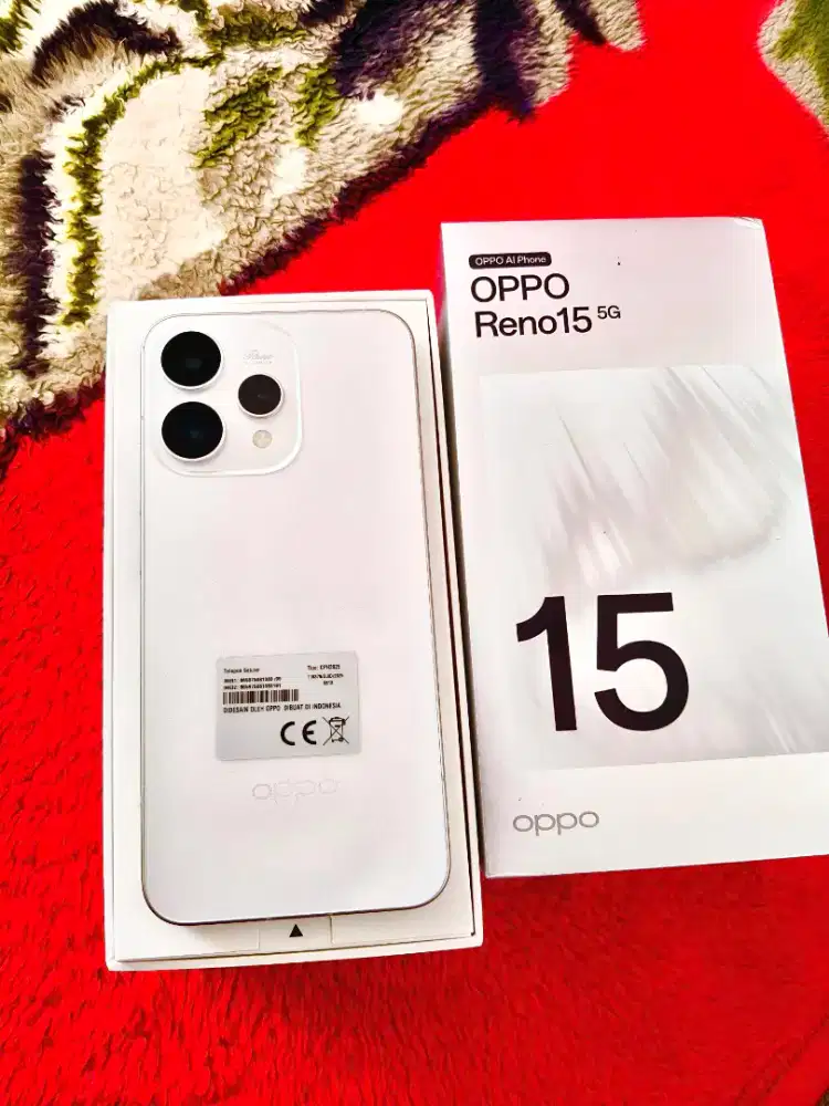 OPPO RENO 15 5G RAM 12+12/256 FULLSET MULUSS