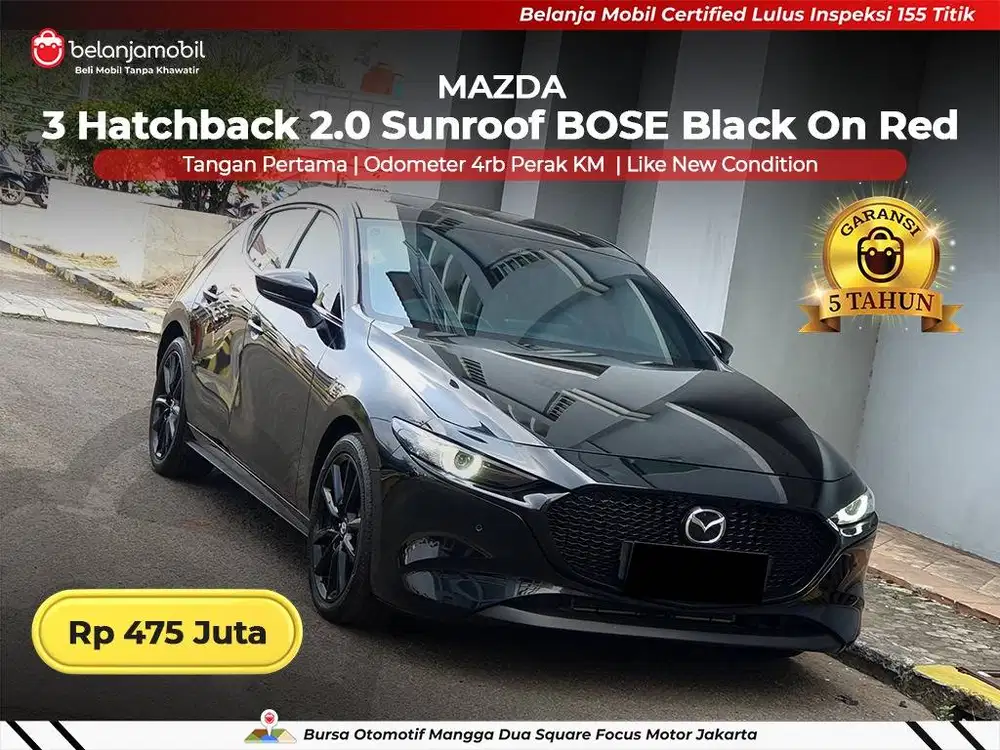 [ LOW KM 4RB ] Mazda 3 Mazda3 Hatchback HB 2.0 Sunroof BOSE 2025 2026