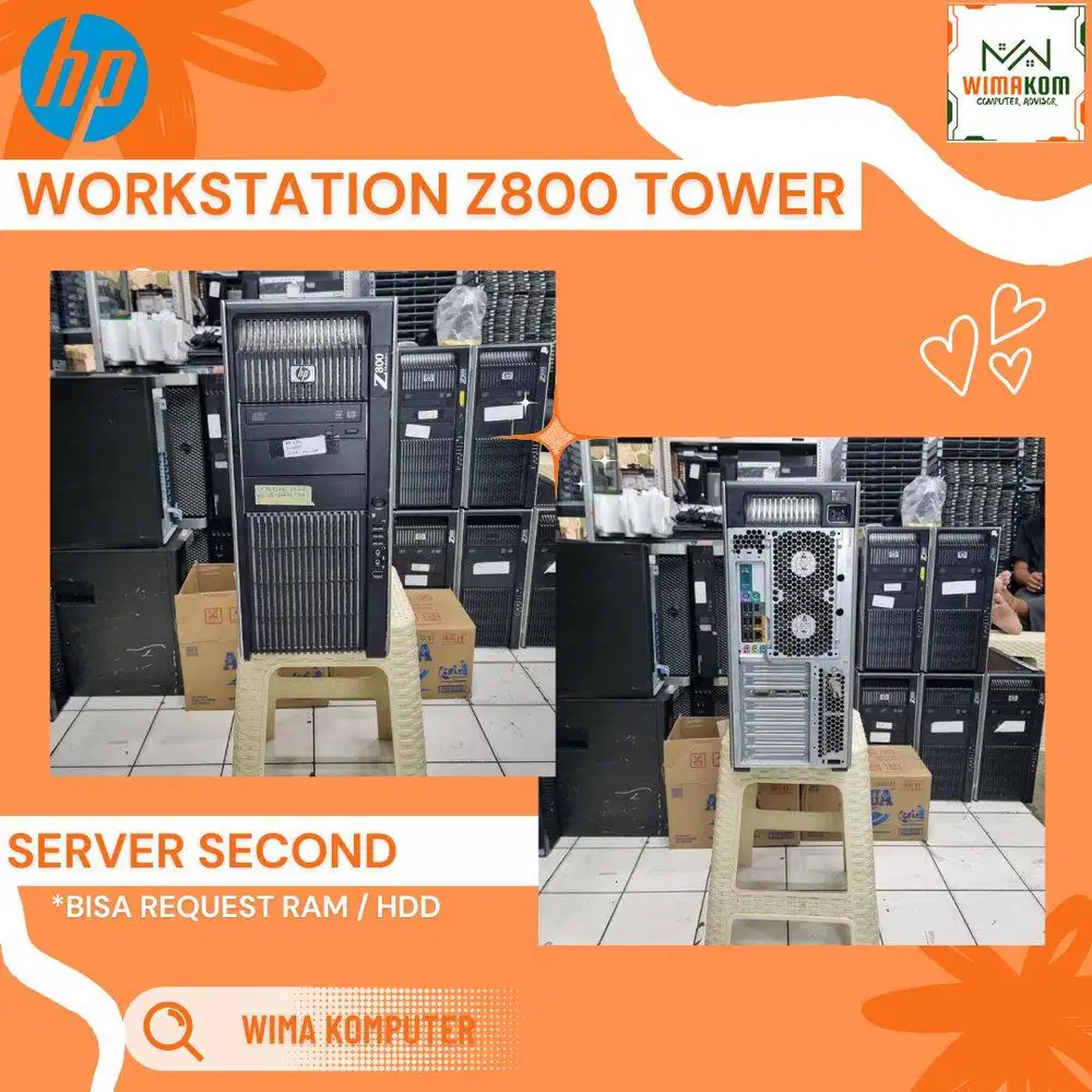 SERVER HP Z800 2x INTEL XEON X5675 24 CORE RAM 96GB HDD 500GB