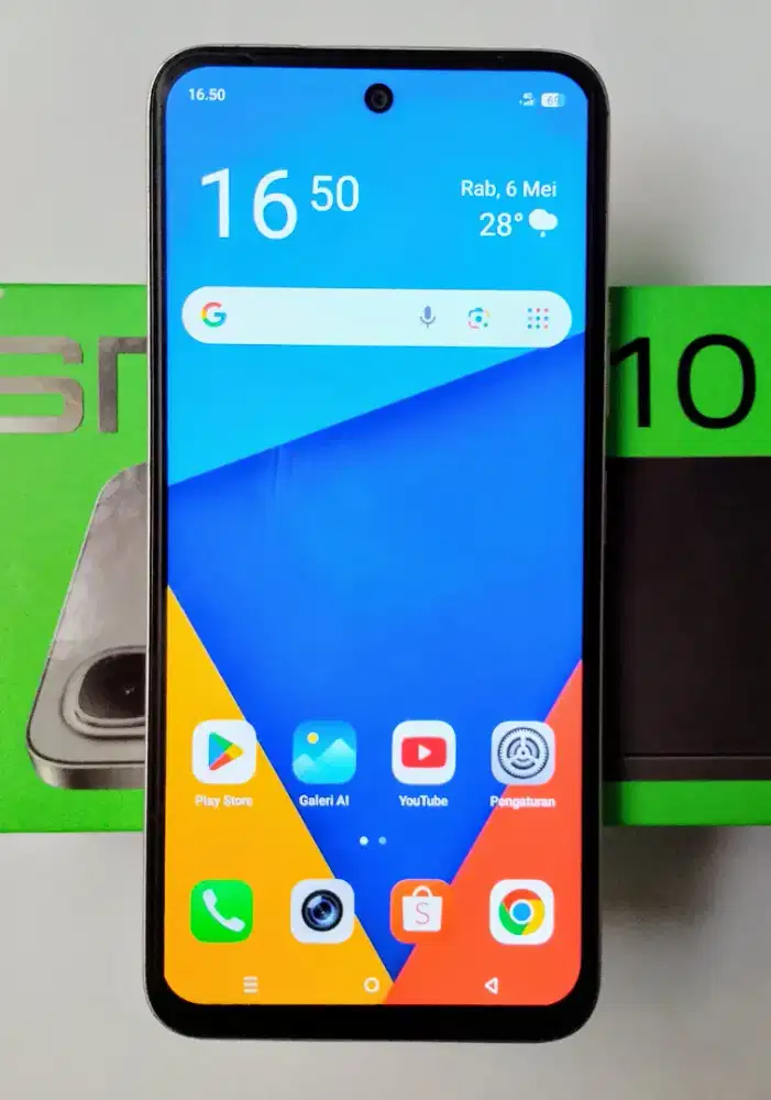 Infinix Smart 10 Ram 4+4/64 Fullset
