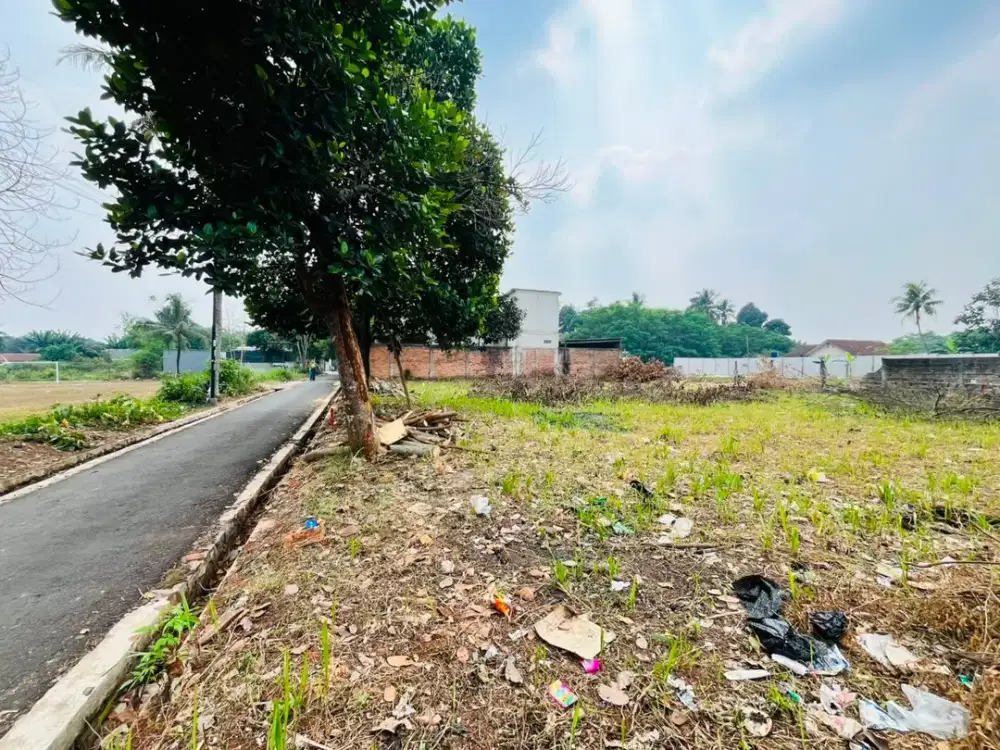 Jual Tanah Datar 15 Menit Pintu Tol Legok, Pas Bangun Rumah