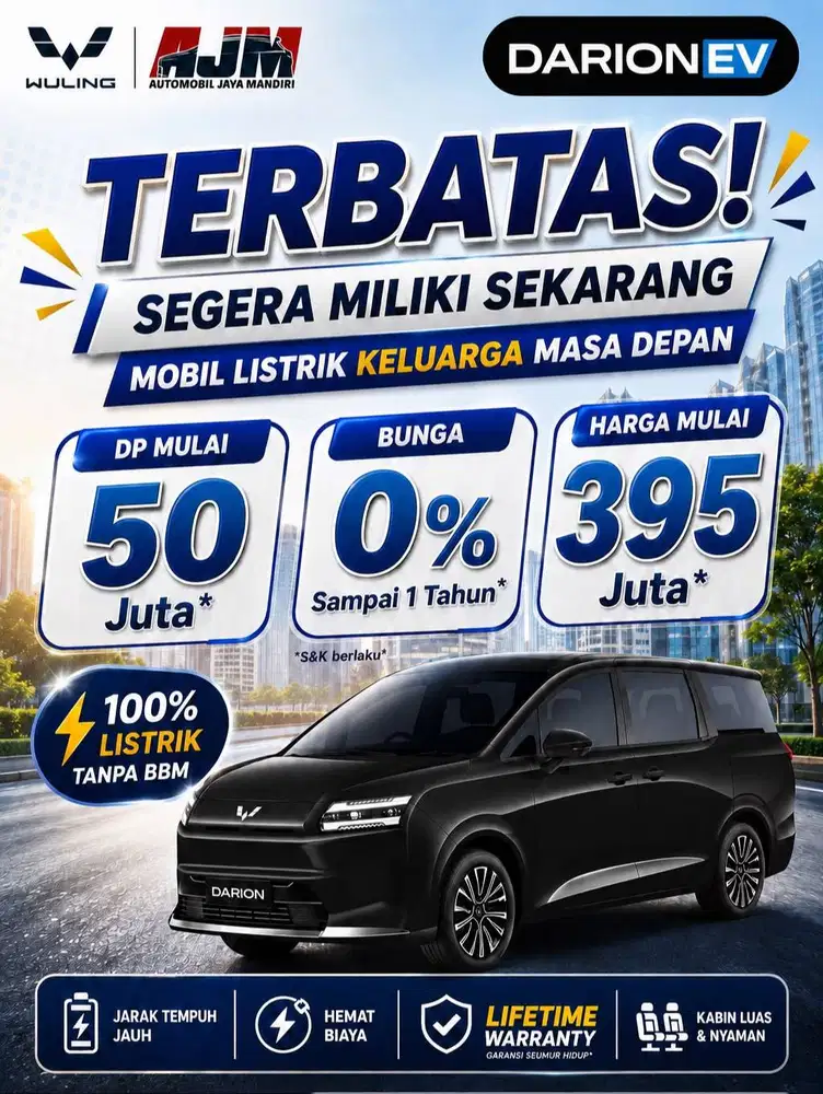 PROMO TERBAIK WULING DARION EV