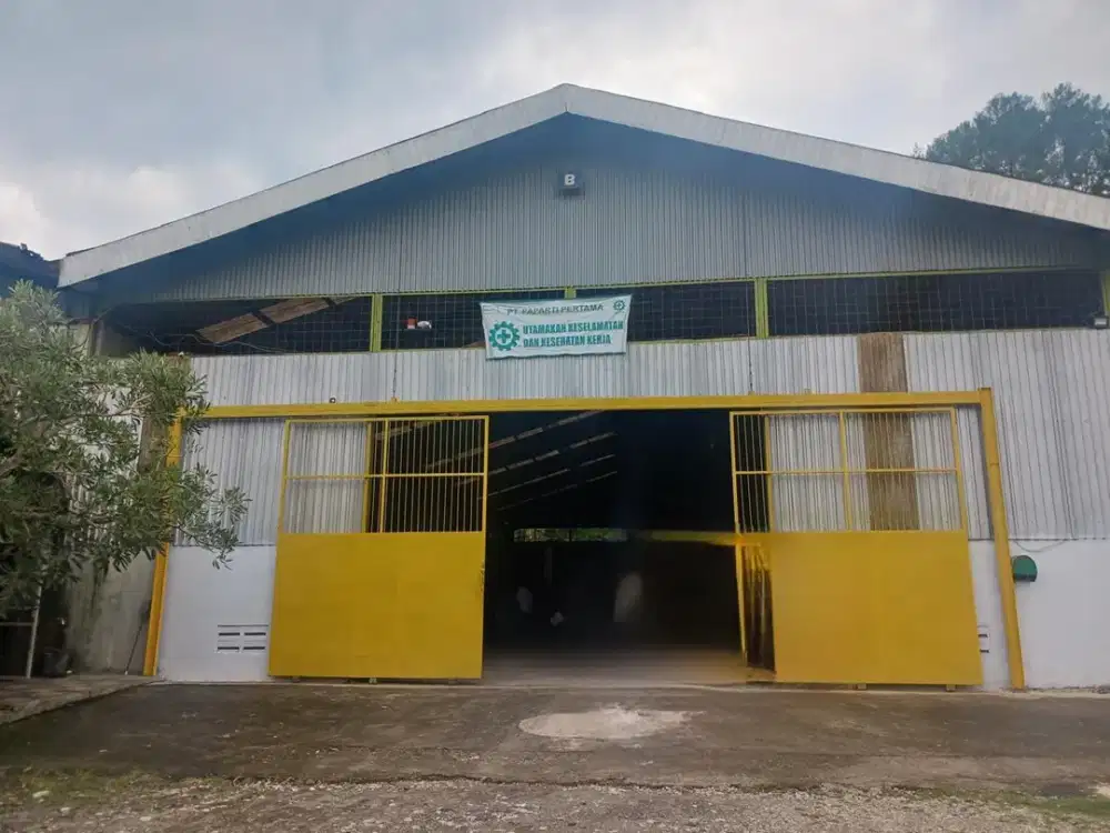Pabrik Luas Ada 3 Bangunan Lokasi Strategis di Cibadak Sukabumi