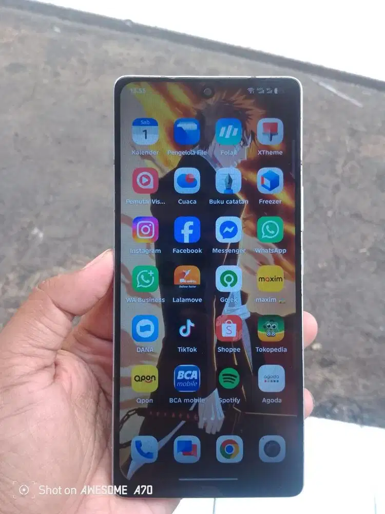 BU hp infinix note 50 pro 8+8/256 normal batere awet kamera bening