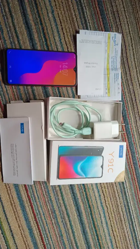 Vivo Y91C 2/32GB Fullset Original – Mulus Siap Pakai