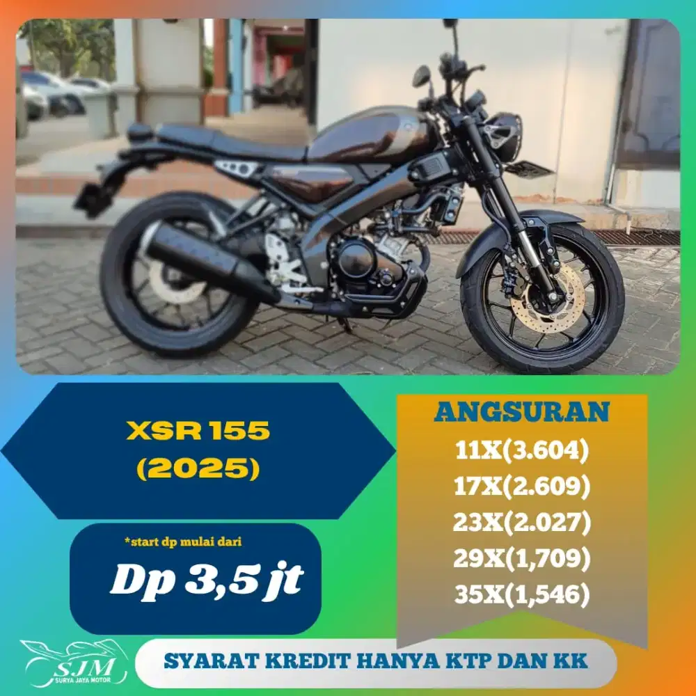 YAMAHA XSR 155 2025 CASH & KREDIT