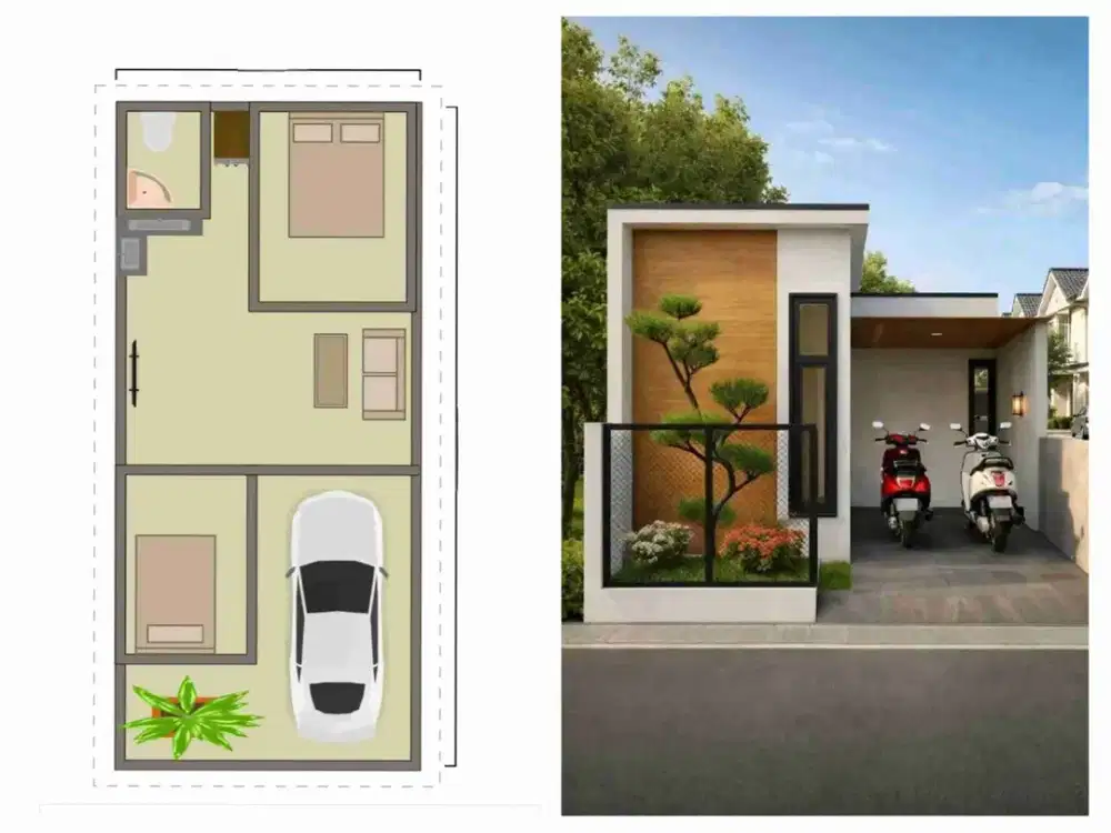 rumah baru jakarta hanya 345jt free balik nama