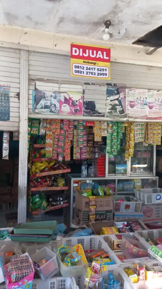 Dijual tempat usaha di pasar villa intan