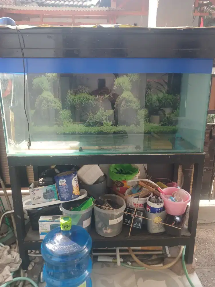 Dijual aquarium besar,bagus untuk koi dan arwana
