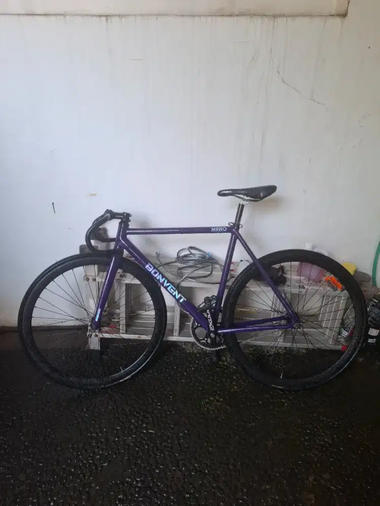 sepeda fixie sz 54 doltrap ungu
