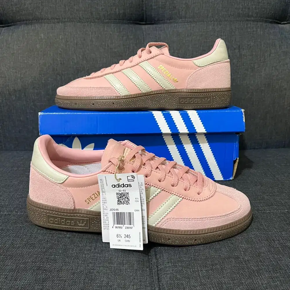 Sepatu Adidas Handball Spezial Womens Mauve Pink Size 39 BNIB Original