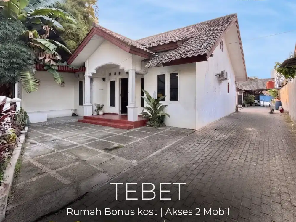 TERMURAH !! DI JUAL, RUMAH INCLUDE KOST-KOSTAN DI TEBET - MENTENG DALAM DENGAN AKSES 2 MOBIL, LOKASI STRATEGIS, NEGO !!