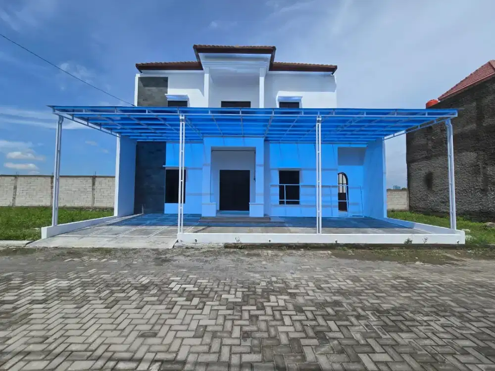 Rumah Minimalis 2 Lantai di Cluster Telukan, Grogol, Dekat Solo Baru