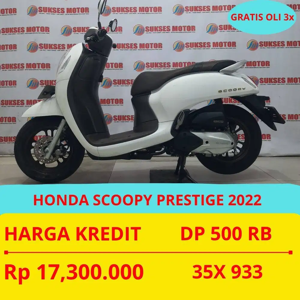 HONDA SCOOPY PRESTIGE 2022 DP MURAH 500 RIBU GUYSS