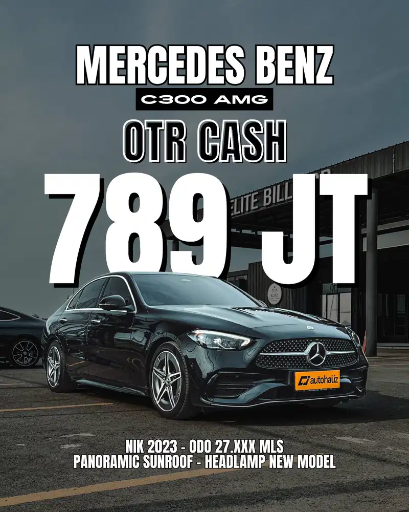 [ HARGA CASH ] MERCEDES-BENZ C300 AMG 2023