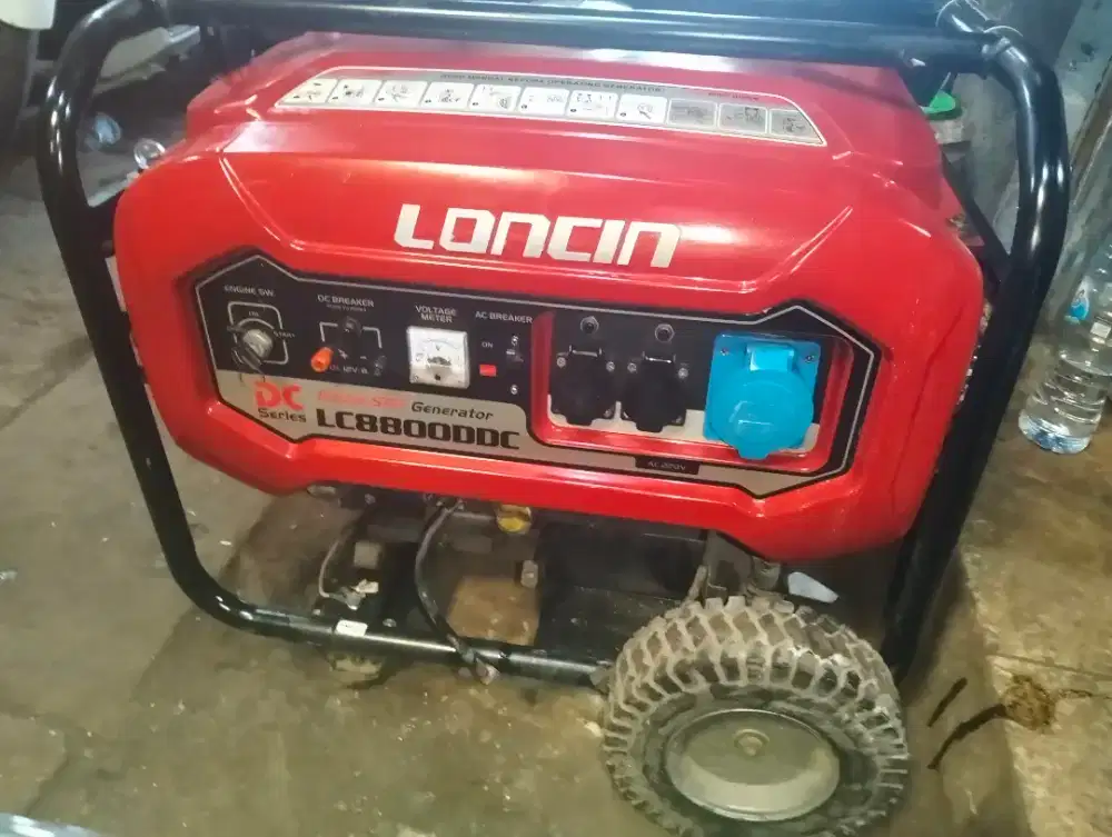 Jenset LONCIN 8800 DC siap pakai