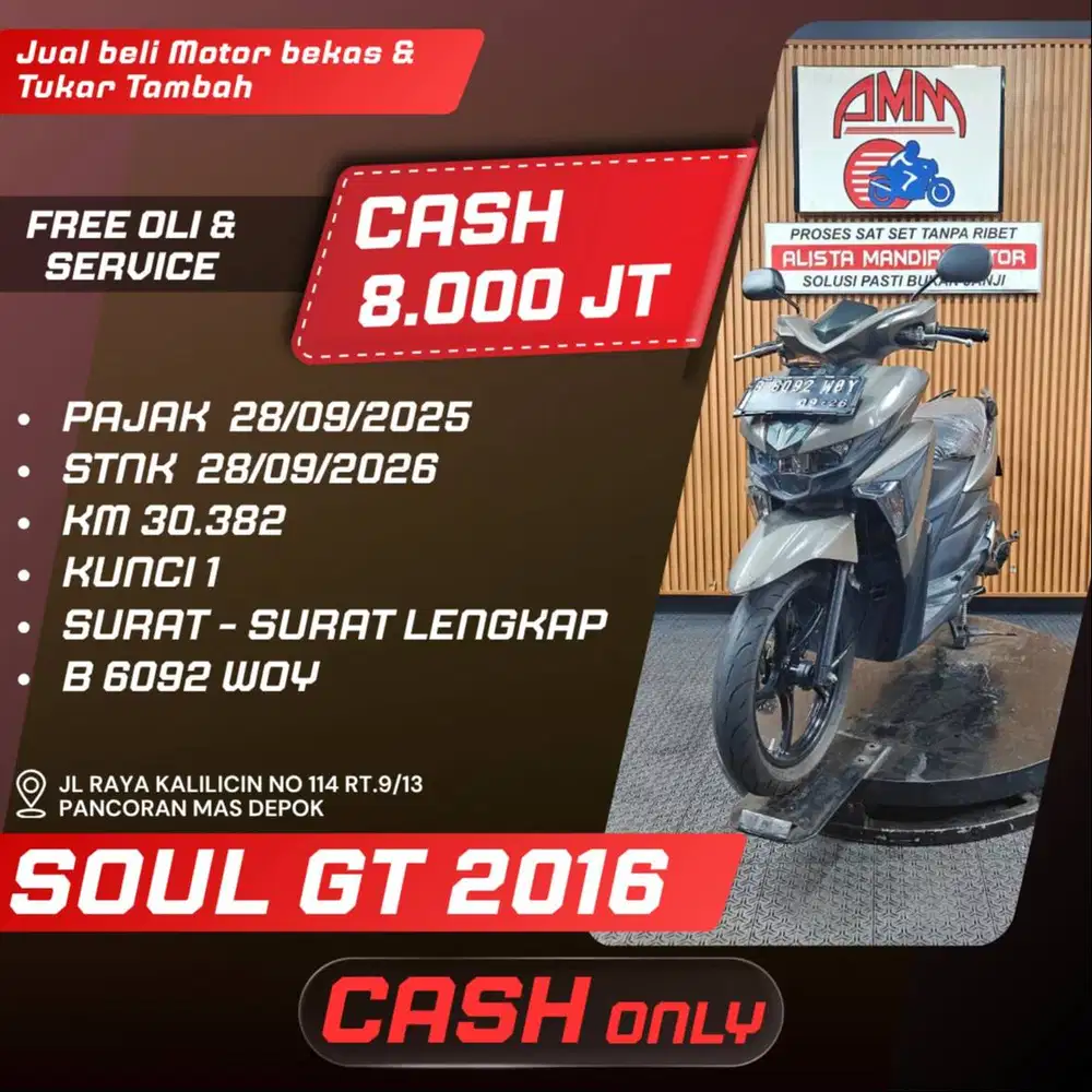 SOUL GT TH 2016 BISA TUKAR TAMBAH / BAYAR PAKAI CC/PAYLATER