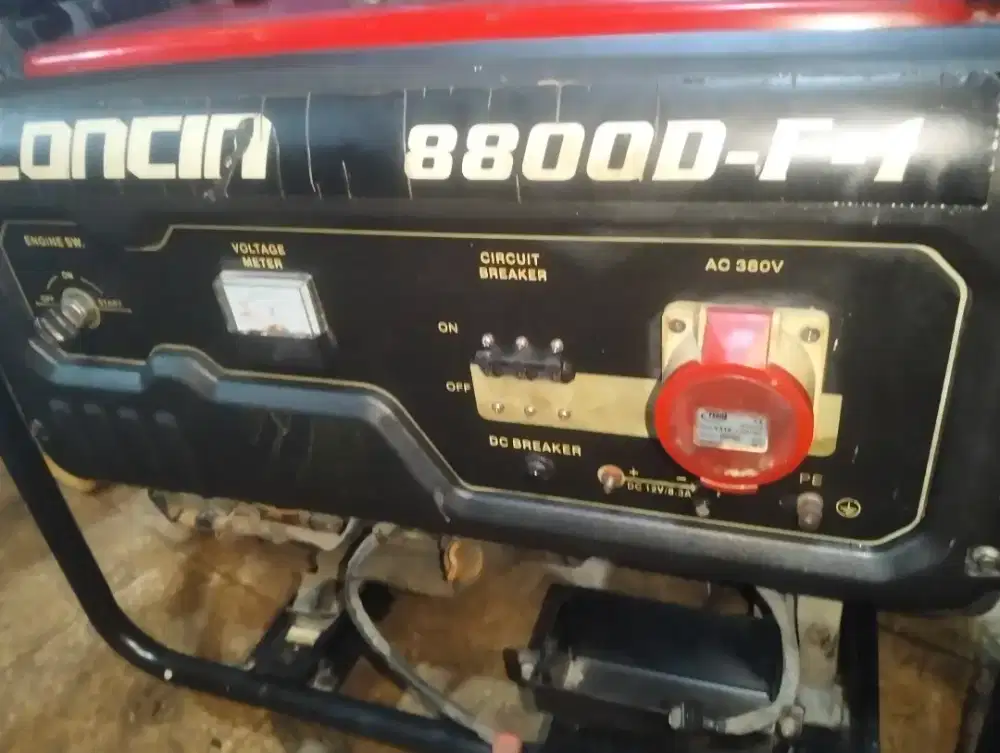 Genset 3phase LONCIN generator 8800