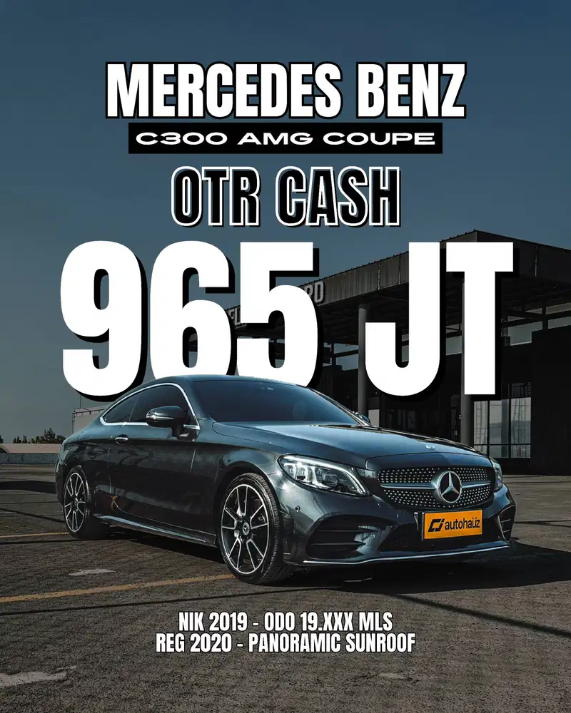 [ HARGA CASH ] MERCEDES-BENZ C300 AMG COUPE 2019
