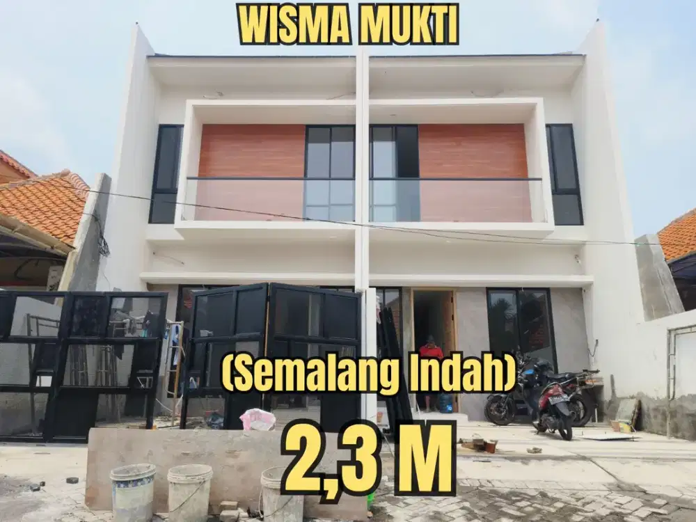 2 UNIT BARU GRESS RUMAH SEMALANG INDAH WISMA MUKTI KLAMPIS ANOM. DEKAT KAMPUS, SEKOLAH, MERR, MANYAR, SEMOLOWARU, NGINDEN.