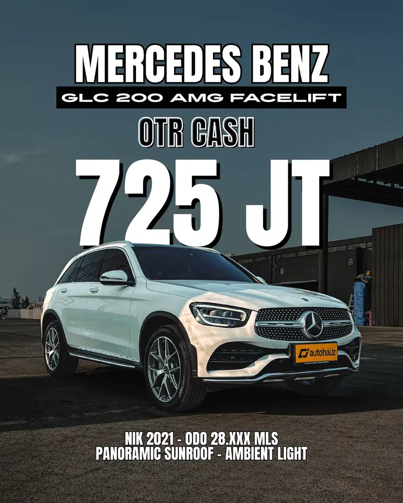 [ HARGA CASH ] MERCEDES-BENZ GLC200 AMG 2021