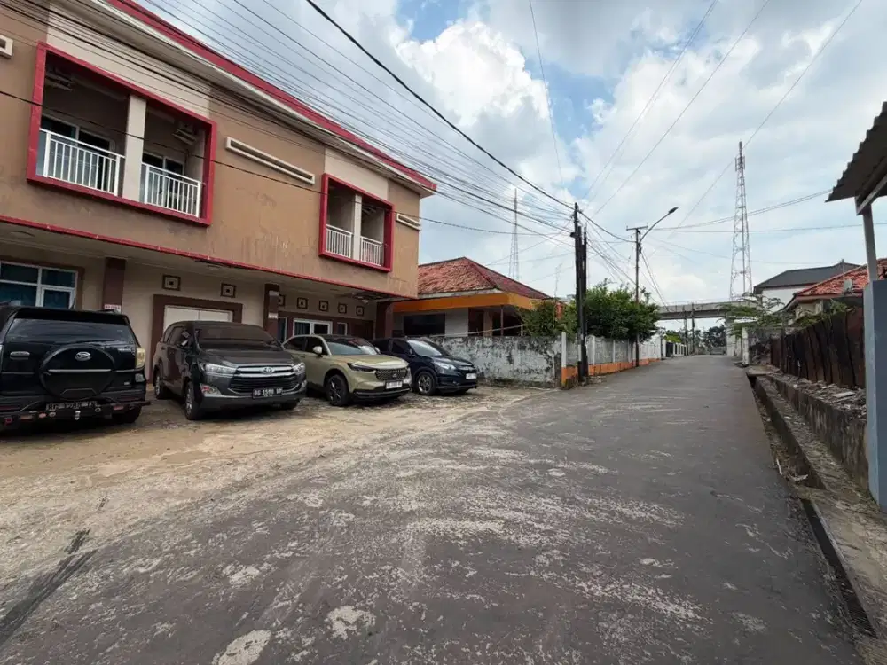 DIJUAL RUMAH + KOST 12 PINTU PUSAT KOTA ANGKATAN 45 PALEMBANG