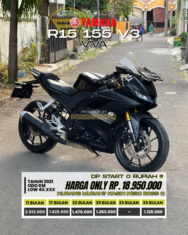 YAMAHA YZF-R15 V3 2022 NIK 2021