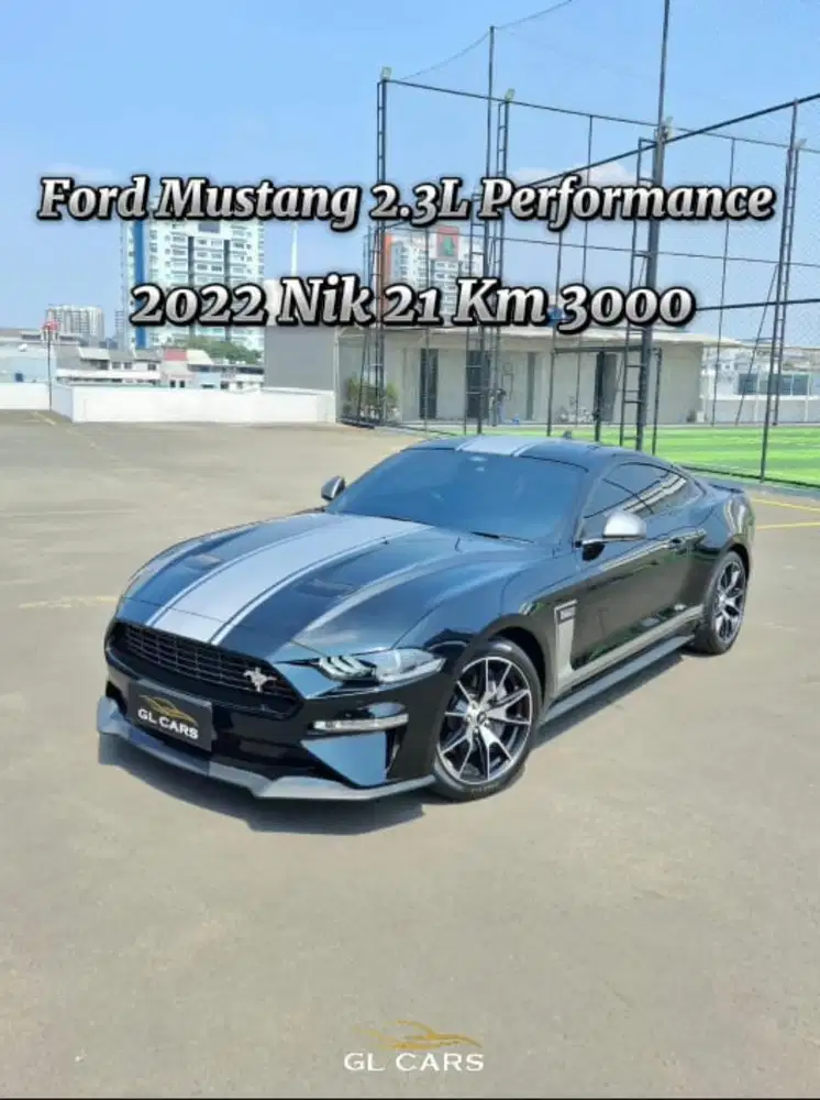 Km 3Rb Mustang Performance Ford 2.3L 2022 Nik 2021 Hitam Seperti Baru
