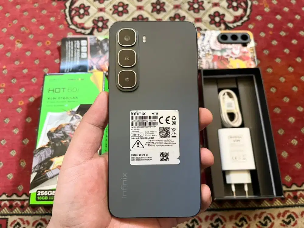 Infinix Hot 60i 8+/256 GB Fullset