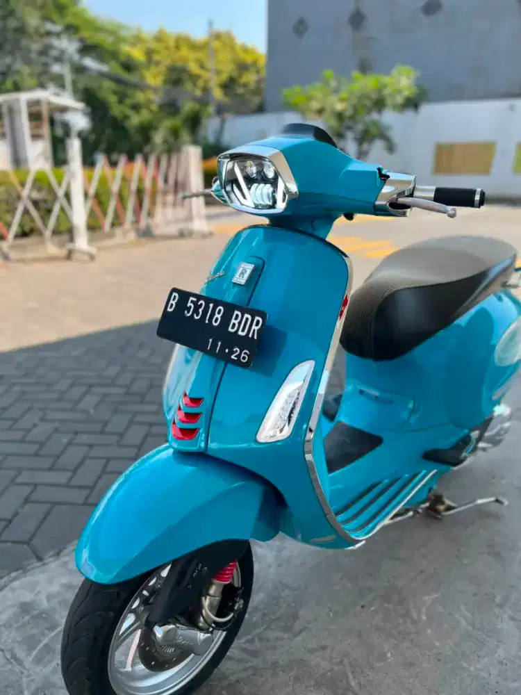 VESPA SPRINT S IGET ABS BIRU MODIF - TERMURAH SEINDONESIA