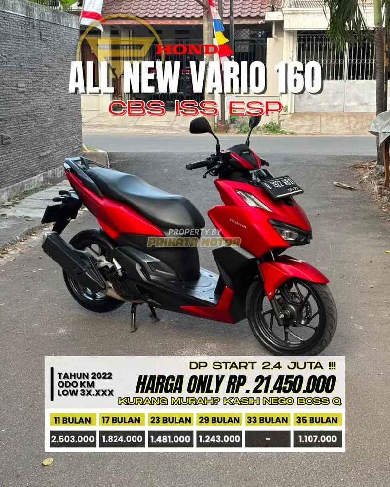 HONDA ALL NEW VARIO 160 CBS ISS ESP 2022