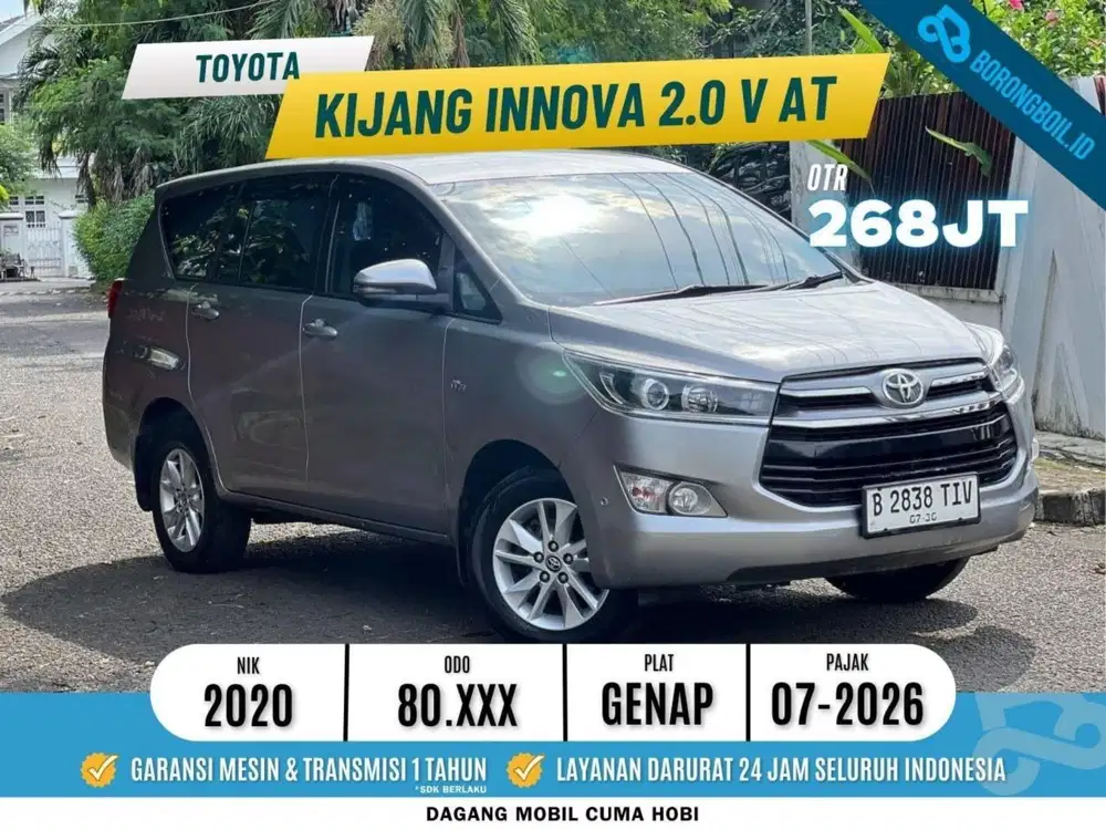 TDP 12 JUTA || TOYOTA KIJANG INNOVA REBORN 2.0 V AT 2020