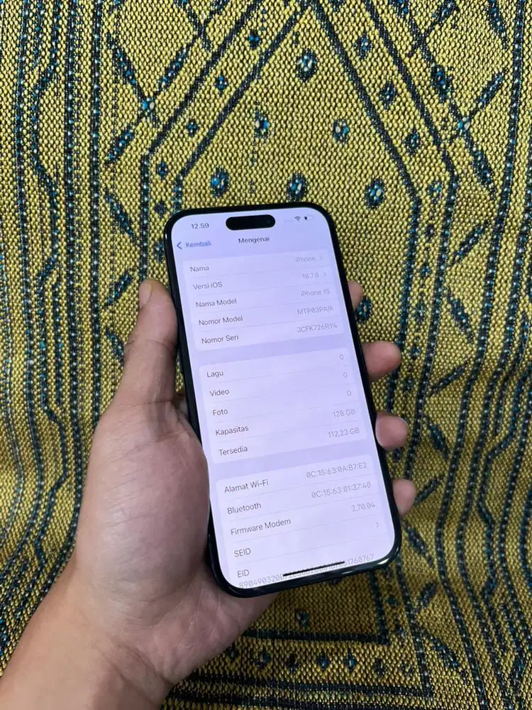 iphone 15 128gb second ibox