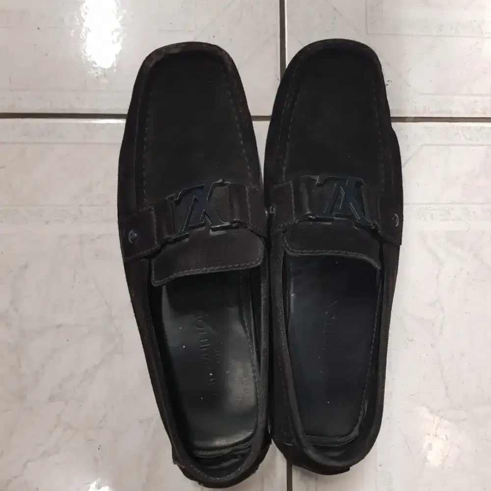 Louis Vuitton Monte Carlo Moccasin Black Suede
